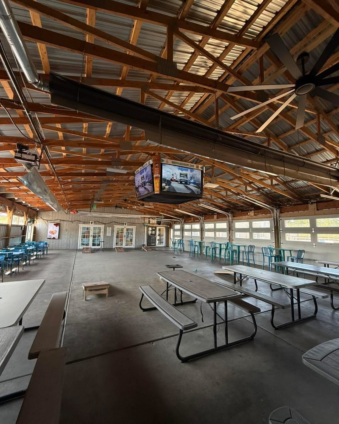 The Event Patio, with room for bigger gatherings